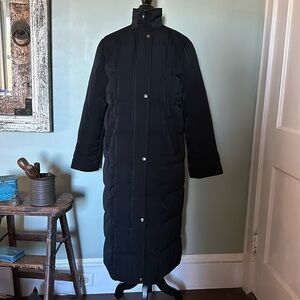 VINTAGE Talbots Petites Quilted Long Puffer Jacket